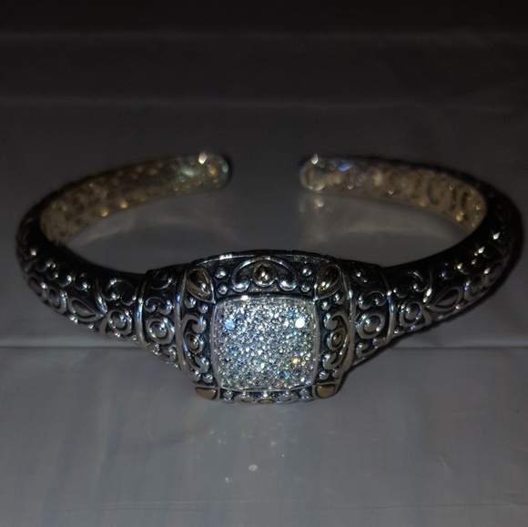 ⚠⚠SOLD⚠⚠ John Hardy 14K Gold /Sterling Bracelet - Picture 1 of 8